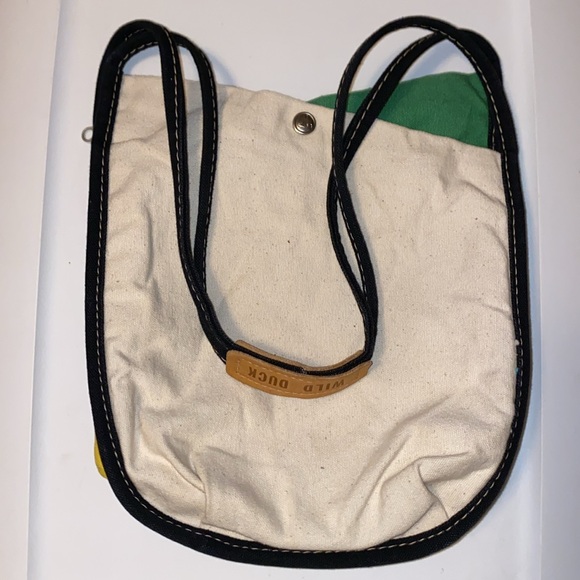 WILD DUCK COLORFUL CANVAS SHOULDER BAG - Picture 2 of 8